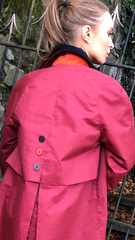 Long Walking Coat (LWC) BERRY/NAVY/ORANGE