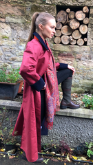 Long Walking Coat (LWC) BERRY/NAVY/ORANGE