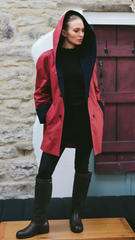 Short Hooded Coat (SHC) BERRY/NAVY
