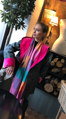 Short Hooded Coat (SHC) BASIL/ PINK