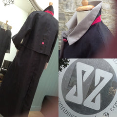 Long Walking Coat (LWC) NAVY/STONE/PINK